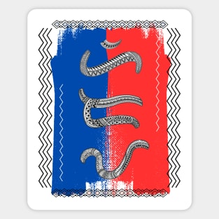 Philippine Flag / Baybayin word Hiraya (Imagination) Magnet